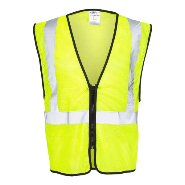 Unisex Zippered Mesh Economy Class 2 Vest Thumbnail