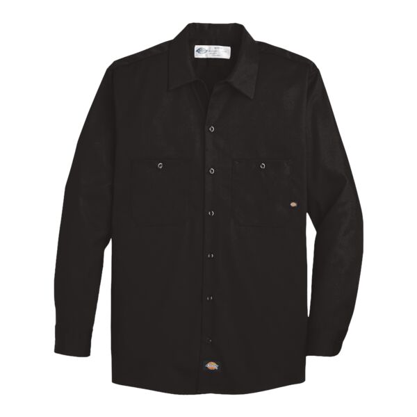 Men's Tall Industrial Cotton Long Sleeve Work Shirt Thumbnail